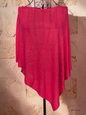 💖 Organic Linen Asymmetrical Poncho 💖